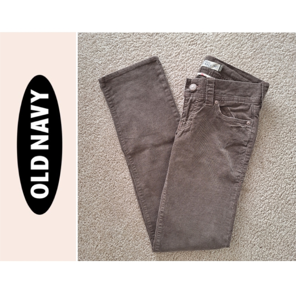 NWOT Old Navy Corduroy Jeans Pants Brown Sz 1 Regular